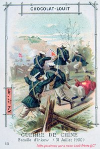 Csata Inkownál, Kínában, boxerlázadás, 1900. július 31 alkotó: Unbekannt