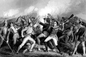 Benningtoni csata, Vermont, Amerikai függetlenségi háború, 1777. augusztus 16 alkotó: Unbekannt