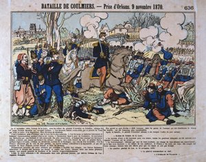 Coulmiers-i csata, francia-porosz háború, 1870. november 9 alkotó: Unbekannt