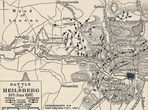 Heilsbergi csata, 1807. június 10., 1896 alkotó: Unbekannt