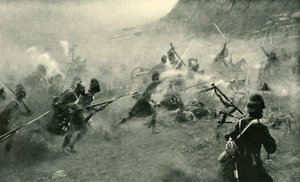 Kandahari csata – A 92. fegyvereket elfoglalják, 1901. alkotó: Unbekannt