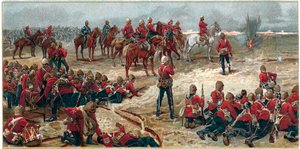 Tel-el-Kebir csata, Egyiptom, 1882. szeptember 13., 1887 alkotó: Unbekannt