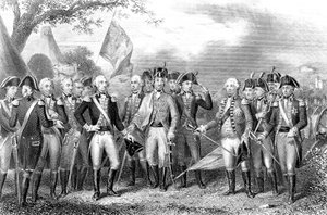 Yorktown-i csata, Virginia, Amerikai függetlenségi háború, 1781 alkotó: Unbekannt
