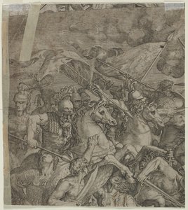 Milvian-hídi csata töredéke, 1500-as évek. alkotó: Unbekannt