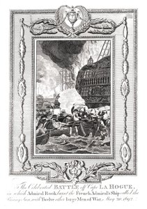 Csata a LaHogue-foknál, 1692 alkotó: Unbekannt