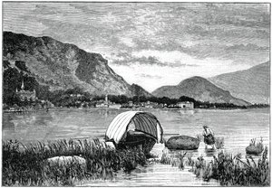 Baveno, a Maggiore-tó partján, Észak-Olaszországban, 1900 alkotó: Unbekannt