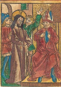 Kajafás előtt, Kr. e. 1490. alkotó: Unbekannt
