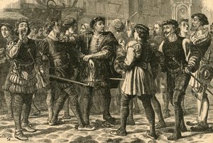 A lázadás kezdete Cheapside-ban, 1897. alkotó: Unbekannt