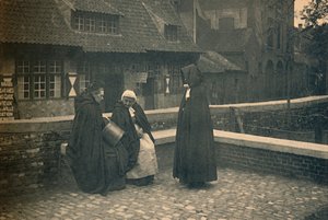 A Gruuthuse mögött. Brugge típusai, 1910 alkotó: Unbekannt