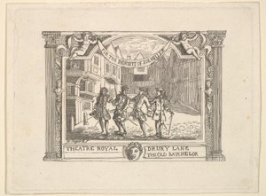 Jótékonysági jegy Joe Miller számára, 1790-es évek. alkotó: Unbekannt