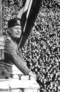 Benito Mussolini 1883-1945, olasz fasiszta diktátor alkotó: Unbekannt