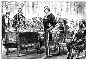 Benjamin Disraeli 1808-1881 megkapta London városának szabadságát, 1878 alkotó: Unbekannt