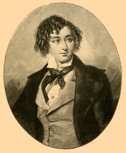 Benjamin Disraeli brit politikus, 1840 c1890. alkotó: Unbekannt