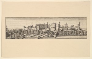 Berkshire, a windsori kastéllyal, 1666 után. alkotó: Unbekannt
