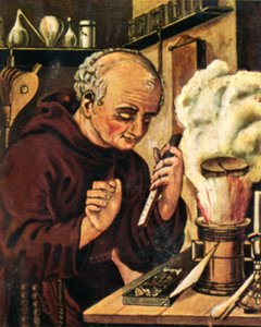 Berthold Schwarz a 14. században, 1934. alkotó: Unbekannt