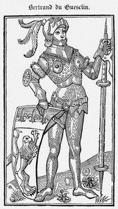 Bertrand du Guesclin Sir Bertrand du Guesclin tetteinek könyvéből, 1487 alkotó: Unbekannt