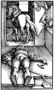 Megbabonázott vőlegény Alvó vőlegény és varázslónő, 1544, 1964. alkotó: Unbekannt