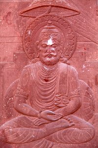 A hindu templomba vésett Bhagavad Gita: Vrindávana ma alkotó: Unbekannt