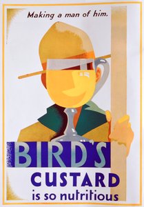 Birds Custard hirdetés, 1930 alkotó: Unbekannt
