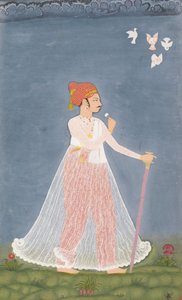 Bishen Singh fiatal férfiként, kb. 1780. alkotó: Unbekannt