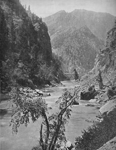 A Gunnison fekete kanyonja, Col., 1897. alkotó: Unbekannt