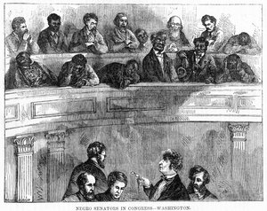 Fekete szenátorok a Kongresszusban – Washington, 1868 alkotó: Unbekannt