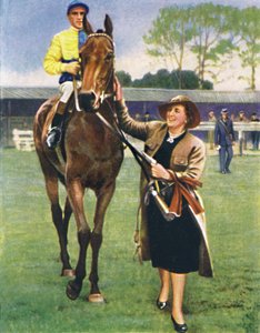 Black Speck, Jockey: A. Richardson, 1939 alkotó: Unbekannt