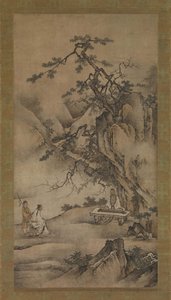 Bo Ya Plays the Qin as Zhong Ziqi Listens, 1530s.  alkotó: Unbekannt