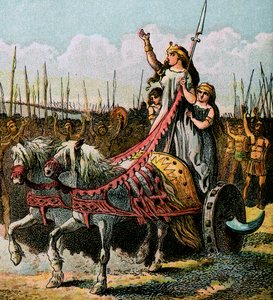Boadicea és serege, 1850 alkotó: Unbekannt