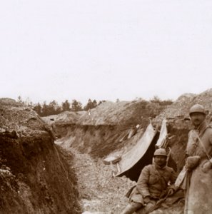 Bois de la Grille, Észak-Franciaország, 1914-c1918 alkotó: Unbekannt