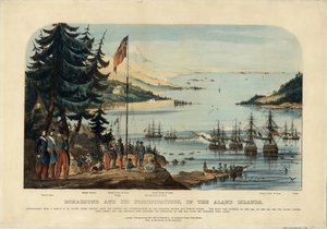 Bomarsund és erődítményei, az Aland-szigeteken 1854, 1854 alkotó: Unbekannt