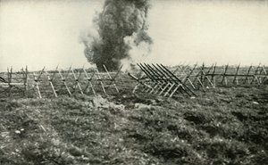 A német árkok bombázása, 1919. alkotó: Unbekannt