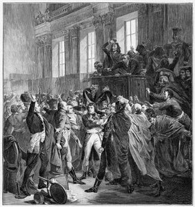 Bonaparte és az Ötszázak Tanácsa St Cloudban, 1799. november 10., 1900. alkotó: Unbekannt