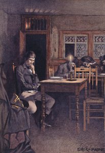 Bonaparte 1792-ben, mint egy párizsi Six-Sous étterem vendége, 1896 alkotó: Unbekannt
