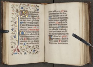 Órák könyve, 1450 körül (tinta pergamen) alkotó: Unbekannt