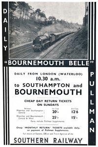 Bournemouth Belle – Déli Vasút, 1936 alkotó: Unbekannt