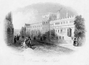 Brasenose College, Oxford Egyetem alkotó: Unbekannt