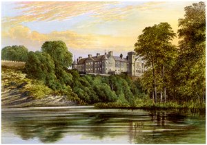 Brechin kastély, Brechin, Angus, Skócia, Dalhousie gróf otthona, 1880 alkotó: Unbekannt