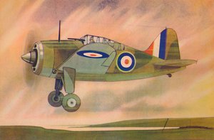 Brewster Buffalo Fighter Monoplane, c1944. alkotó: Unbekannt