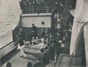 Bringing the Body on Deck, c1900, 1910 alkotó: Unbekannt