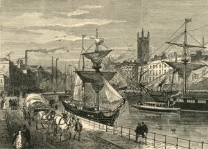 Bristol, a St. Augustines rakpartról, 1898. alkotó: Unbekannt