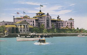 British Colonial Hotel, Nassau, Bahamák, 1910-es évek. alkotó: Unbekannt