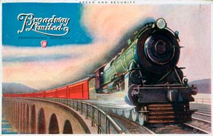 Broadway Limited, Pennsylvania Railroad, 1927 alkotó: Unbekannt