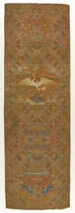 Brokát panel, Qing-dinasztia, 18. század. alkotó: Unbekannt