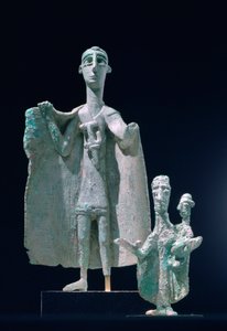 Bronz anya és gyermek statútumok, Nuragici kultúra, Siniscola, Szardínia, Kr.e. 9-6. alkotó: Unbekannt