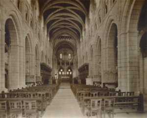 Buckfast Abbey Church, belső, 19. század vége – 20. század eleje alkotó: Unbekannt