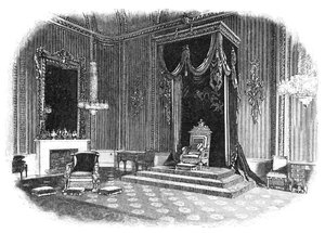 Buckingham-palota: A trónterem, 1886 alkotó: Unbekannt