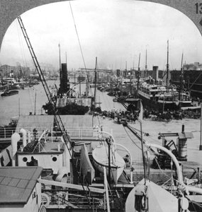 Buenos Aires-dokkok, Argentína, 1900-as évek alkotó: Unbekannt