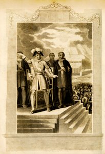 Buonaparte a májusi mezőn, 1816. alkotó: Unbekannt