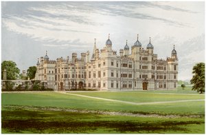 Burghley House, Lincolnshire, Exeter márki otthona, 1880 alkotó: Unbekannt